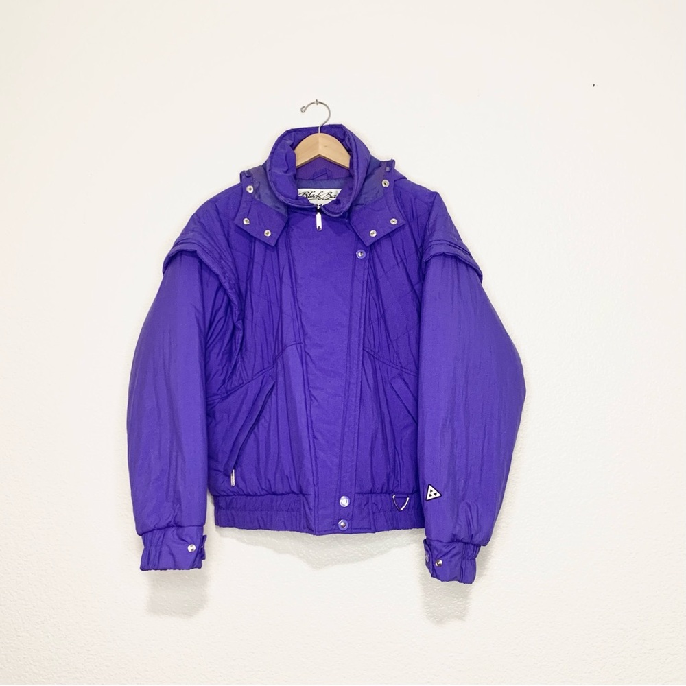 Black Bear Purple Ski Jacket Size Large